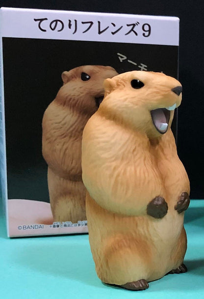 Japan Marmot animal PVC hollowed figure model toy