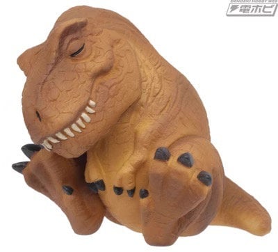 Jurassic World Sleeping T-rex Dinosaur PVC Mini Figure Figurine Model