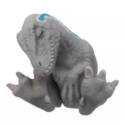 Jurassic World Sleeping Blue Velociraptor Dinosaur PVC Mini Figure Figurine Model