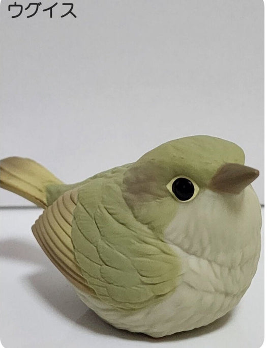 Japanese bush warbler Bird PVC hollowed figure model toy