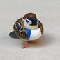 Japan Swimming Eurasian tree sparrow bird PVC mini figure model Color E