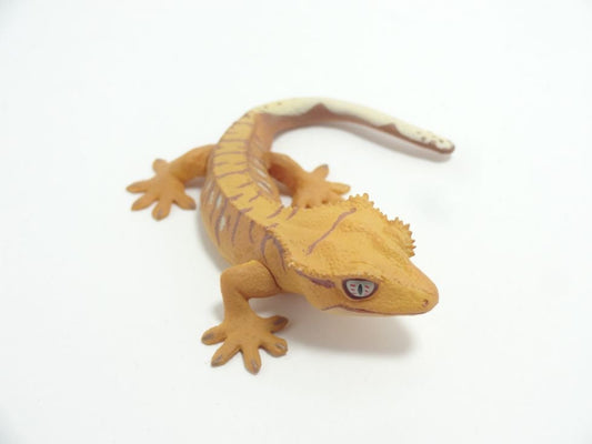 Japan Brown Crested gecko lizard PVC mini Figure model figurine