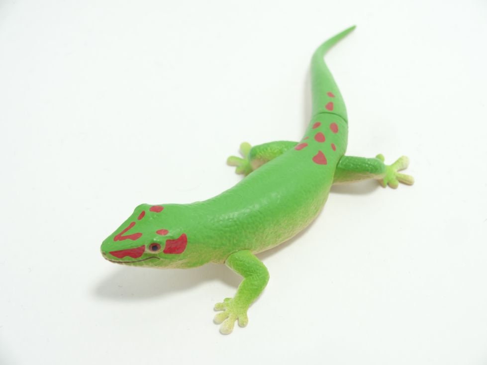 Japan Madagascar day gecko lizard PVC mini Figure model figurine