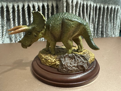 Japan Triceratops Dinosaur PVC figurine figure model with base