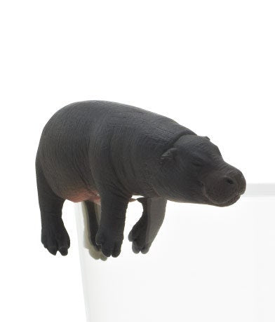 Japan PYGMY HIPPO PUTITTO pvc mini figure model Color Dark B