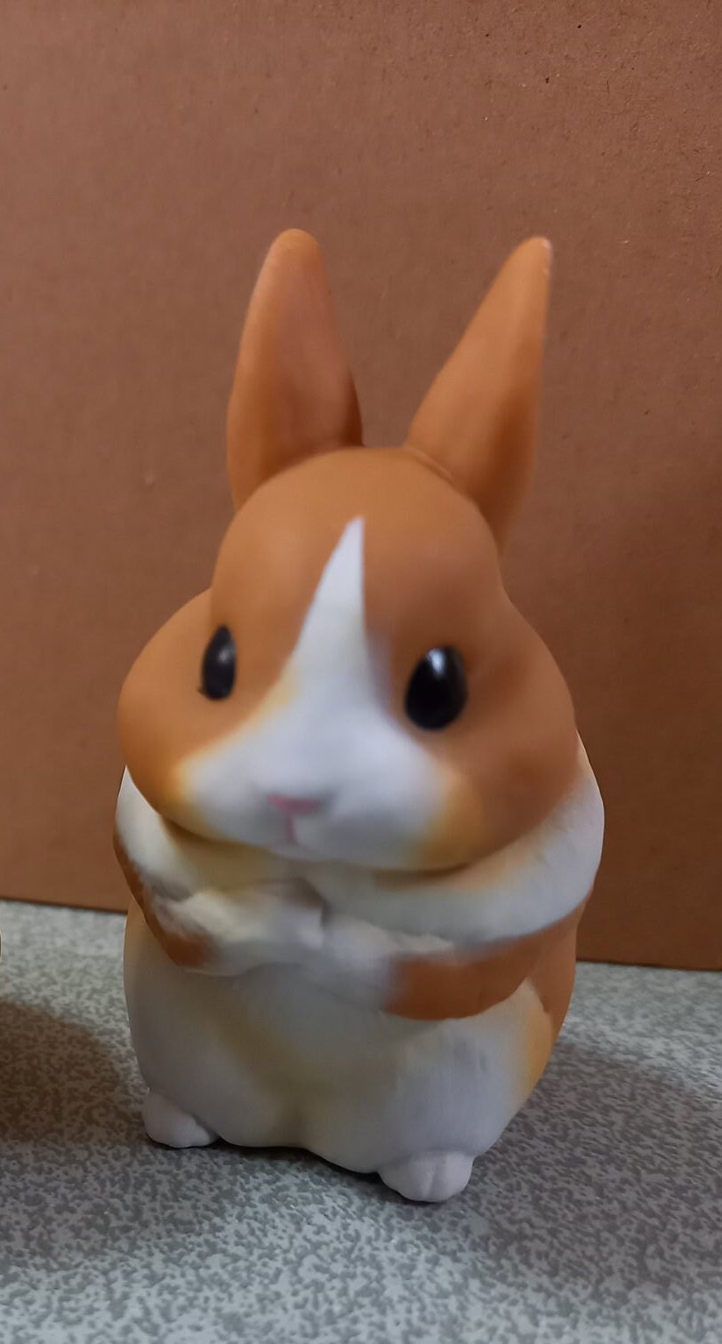 Japan rabbit Pet Animal PVC hollowed figure model toy