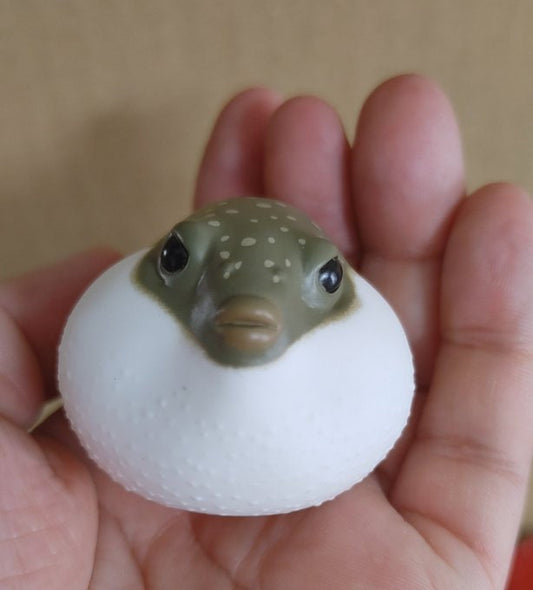 Japan Fugu Pufferfish Puffer fish PVC hollowed figure model toy