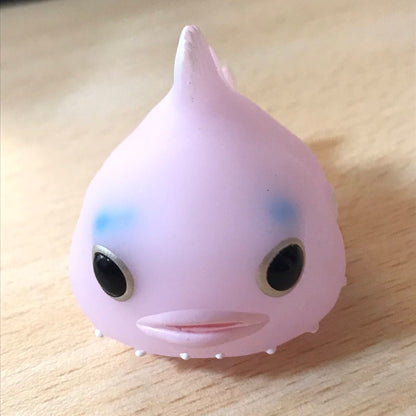 Japan Pink Lumpfish Lump Fish PVC hollowed figure model toy