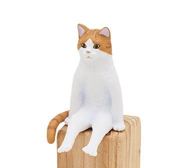 Japan Big Sitting Cat PVC mini figure model figurine A