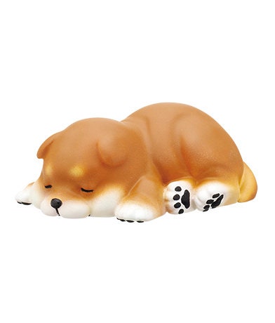 Puppy Baby Red Shiba Inu Dog PVC Mini Figurine Figure model B