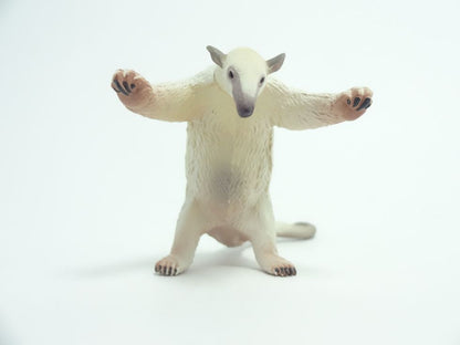 Japan White Southern Tamandua Anteater animal PVC mini figure model