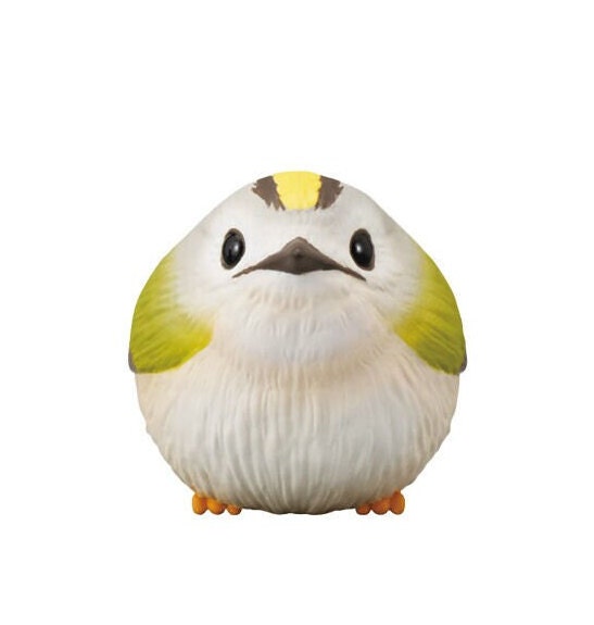 Japan Goldcrest Bird PVC hollowed figure model toy