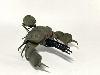 Japan Dark Green Crab Tank Chariot PVC figure model with joints