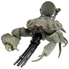 Japan Dark Green Crab Tank Chariot PVC figure model with joints