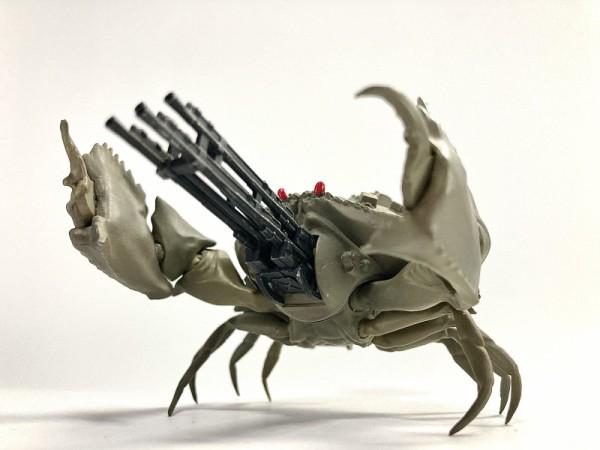 Japan Dark Green Crab Tank Chariot PVC figure model with joints