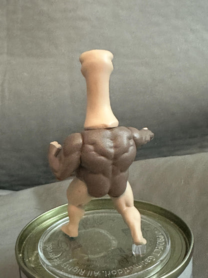 Hulk Bird Muscular female ostrich PVC mini figure model figurine