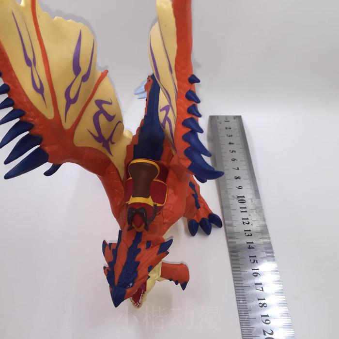 Monster Hunter Male Fire Dragon Rathalos Vinyl PVC Figurine Model Figure