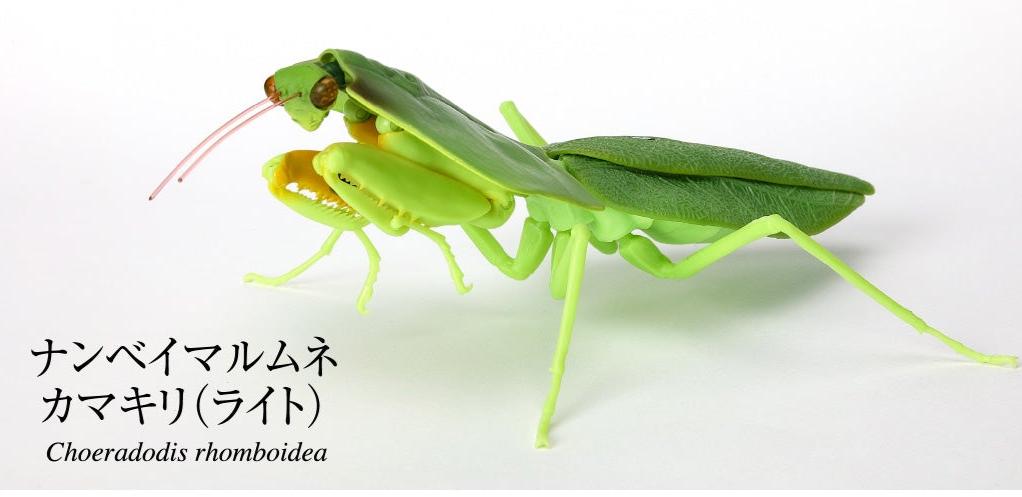 Japan Tropical shield mantis insect PVC Action Figure Model with joints