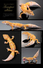 Japan Tremper albino Leopard gecko lizard PVC Action Figure model with joints (18cm)