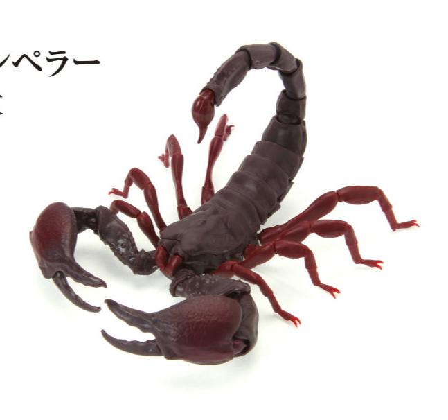 Tanzanian red clawed scorpion PVC Action Figure model with 35 joints (17cm)