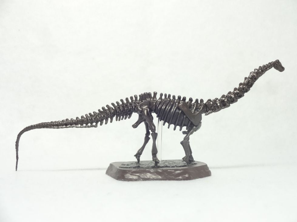 Retired Kaiyodo Choco Q Fossil Diplodocus Skeleton (2018) Dinosaur PVC mini figure model RARE