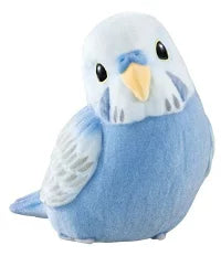 Japan Fluff Bird Friend Opaline Budgerigar  Parrot Bird PVC hollowed figure model toy