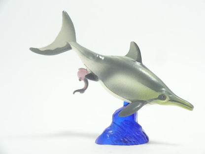 Retired Kaiyodo Ichthyosaurus giving birth Dinosaur PVC mini figure model RARE