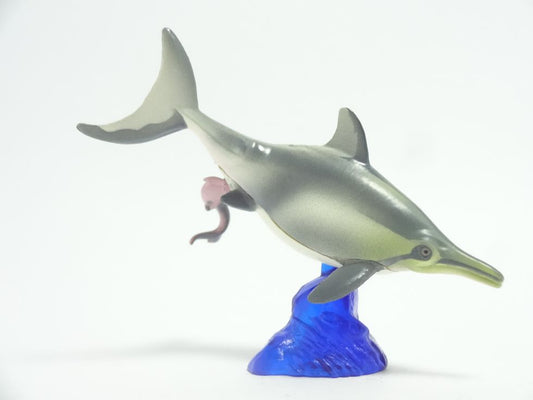 Retired Kaiyodo Ichthyosaurus giving birth Dinosaur PVC mini figure model RARE