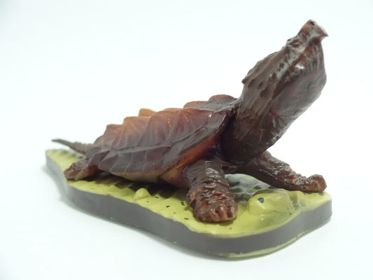 Retired Japan Kaiyodo Endangered Specie Alligator Snapping Turtle animal PVC Mini Model Figure