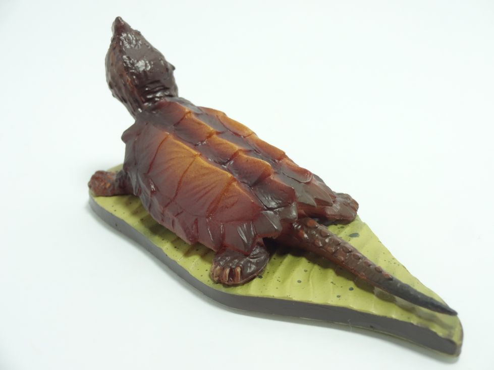 Retired Japan Kaiyodo Endangered Specie Alligator Snapping Turtle animal PVC Mini Model Figure