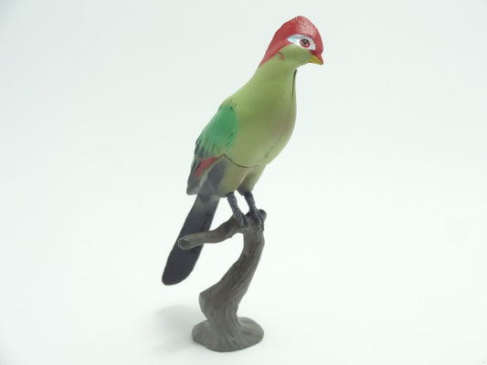 Retired Japan Kaiyodo Endangered Specie Bannerman's turaco bird PVC Mini Model Figure