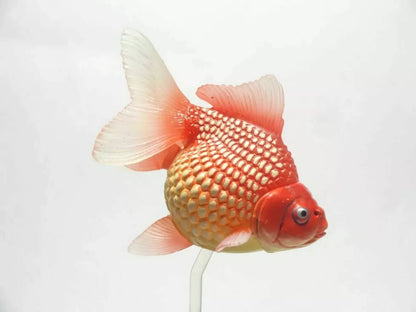 Yujin Freshwater Pearlscale Goldfish Fish PVC mini figurine Figure Model