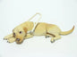 Kaiyodo Guide dog Labrador Retriever (Yellow) PVC mini figure figurine model