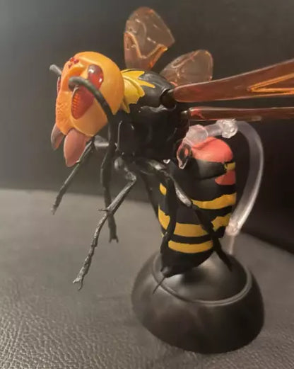 Black Tailed Killer Murder Hornet Bee PVC Action Figure model with joints