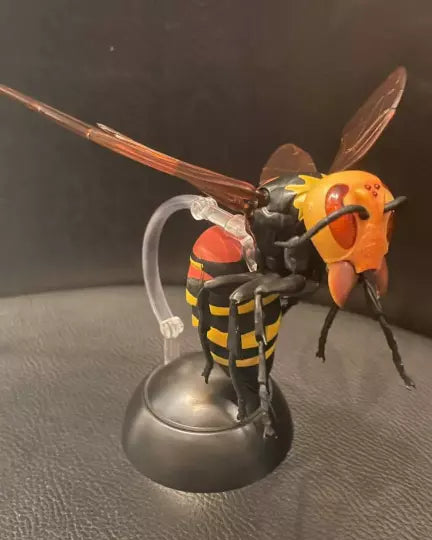 Black Tailed Killer Murder Hornet Bee PVC Action Figure model with joints