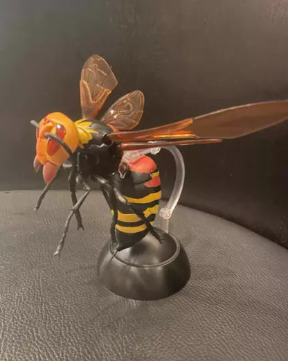 Black Tailed Killer Murder Hornet Bee PVC Action Figure model with joints